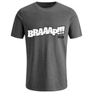 Camiseta Wide Open Braaap - Cinza