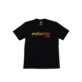 Camiseta Wide Open Infantil Motocross - Preto