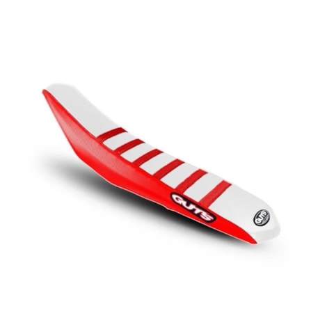 Capa de Banco Guts GASGAS EC 250 21/23 EC  300  21/23 EX 250 21/23 EX 250F 21/23 - Branco Vermelho