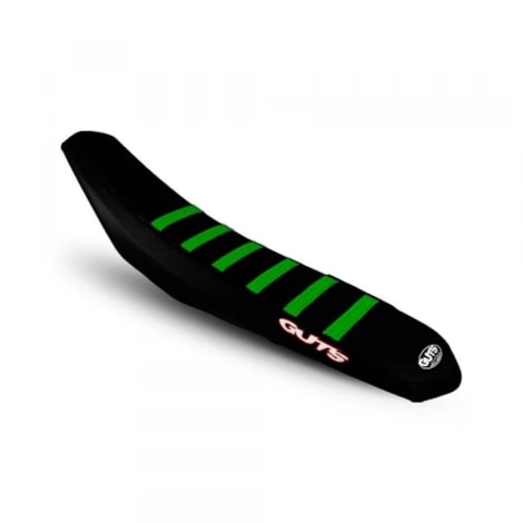Capa de Banco Guts Kawasaki KX 250 21/24 KX 450F KX 450 19/24 KX 250XC/KX250X 21/24 - Preto Verde