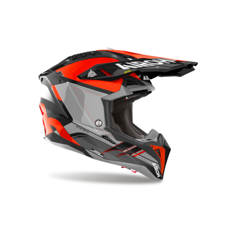 Segunda imagem do produto Capacete Airoh Aviator 3 Saber Laranja Gloss