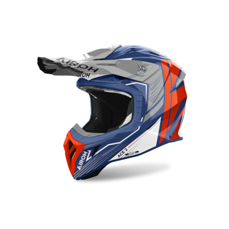 Capacete Airoh Aviator Ace 2 Engine Cerulean Gloss