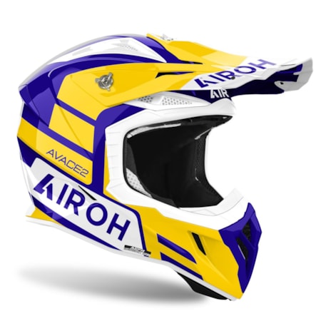 Segunda imagem do produto Capacete Airoh Aviator Ace 2 Sake Amarelo Gloss