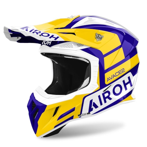 Capacete Airoh Aviator Ace 2 Sake Amarelo Gloss