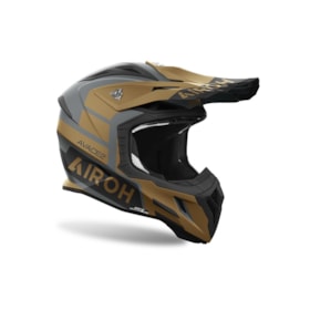 Capacete Airoh Aviator Ace 2 Sake Dourado Fosco