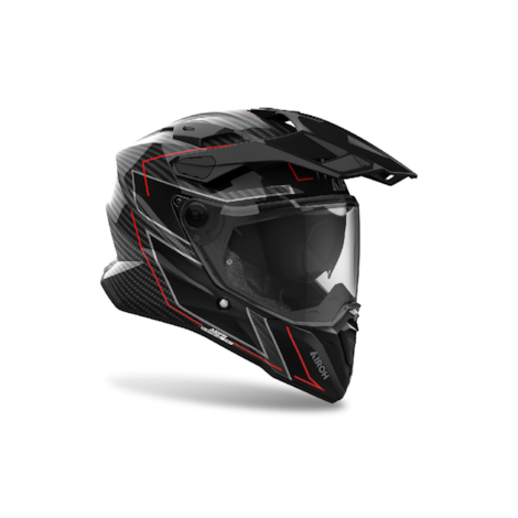 Segunda imagem do produto Capacete Airoh Commander 2 Carbon Stylish Gloss