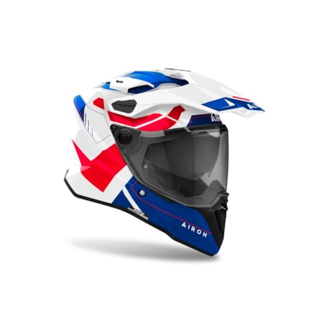 Segunda imagem do produto Capacete Airoh Commander 2 Reveal Azul Vermelho Gloss
