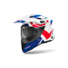 Capacete Airoh Commander 2 Reveal Azul Vermelho Gloss