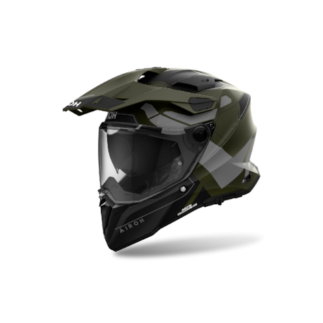 Capacete Airoh Commander 2 Reveal Military Verde