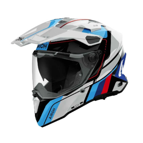 Capacete Airoh Commander 2 Skip Branco Vermelho