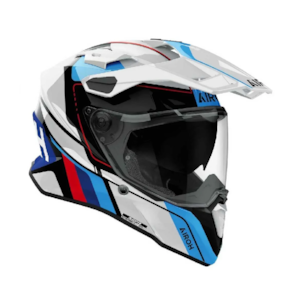 Segunda imagem do produto Capacete Airoh Commander 2 Skip Branco Vermelho