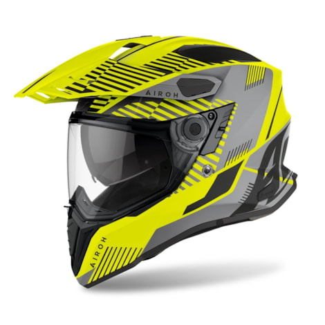 Capacete Airoh Commander Boost Amarelo