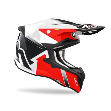 Segunda imagem do produto Capacete Airoh Strycker Blazer Vermelho