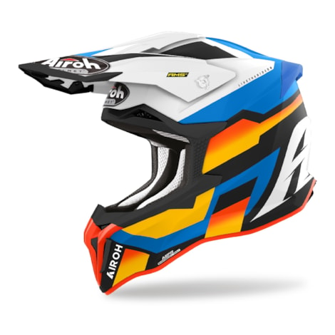 Capacete Airoh Strycker Glam Azul Matt