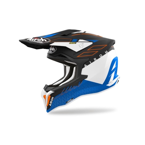 Capacete Airoh Strycker Skin Azul Matt