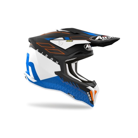 Segunda imagem do produto Capacete Airoh Strycker Skin Azul Matt