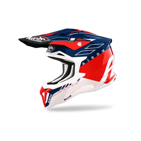 Capacete Airoh Strycker Skin Vermelho Gloss