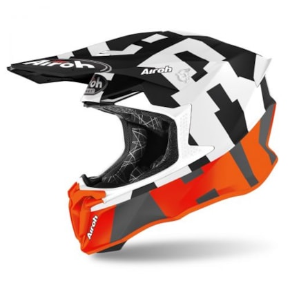 Capacete Airoh Twist 2 0 Frame Laranja Matt America Sports