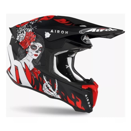 Segunda imagem do produto Capacete Airoh Twist 2.0 Hell Matt