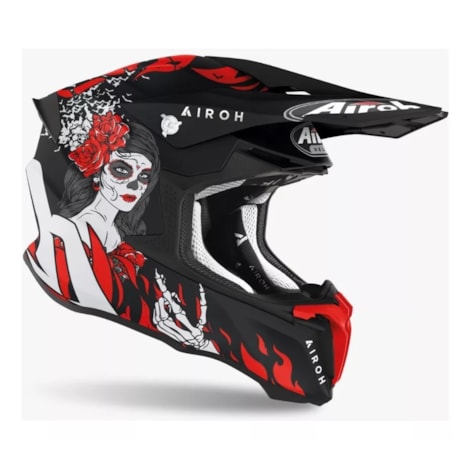 Segunda imagem do produto Capacete Airoh Twist 2.0 Hell Matt