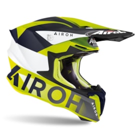 Capacete Airoh Twist 2.0 Lift - Amarelo Azul