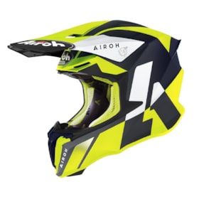 Capacete Airoh Twist 2.0 Lift - Amarelo Azul