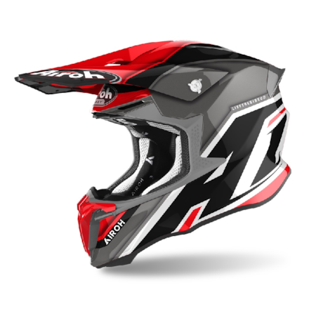 Capacete Airoh Twist 2.0 Shaken Vermelho