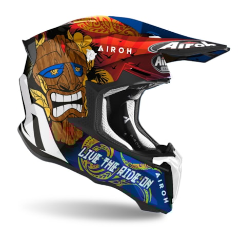 Segunda imagem do produto Capacete Airoh Twist 2.0 Tiki Gloss