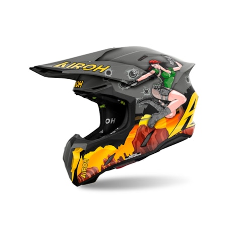 Capacete Airoh Twist 3 Adventure Matt