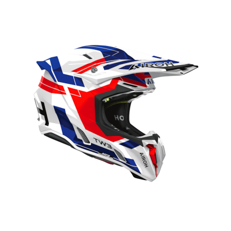 Segunda imagem do produto Capacete Airoh Twist 3 Dynasty Azul Vermelho