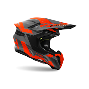 Segunda imagem do produto Capacete Airoh Twist 3 Dynasty Laranja Fosco