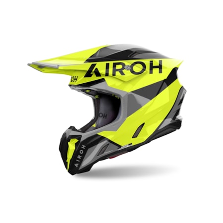 Capacete Airoh Twist 3 King Amarelo Gloss