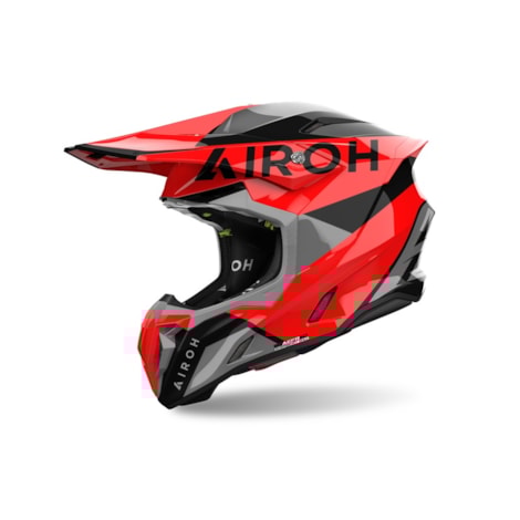 Capacete Airoh Twist 3 King Vermelho