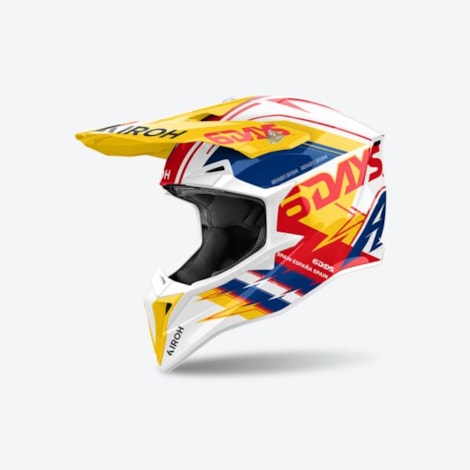 Capacete Airoh Wraaap 6 Days Spain Gloss