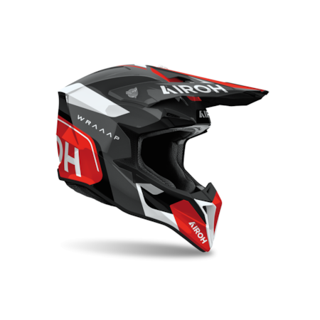 Segunda imagem do produto Capacete Airoh Wraaap Conquer Vermelho