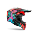 Capacete Airoh Wraaap Cyber Laranja Gloss