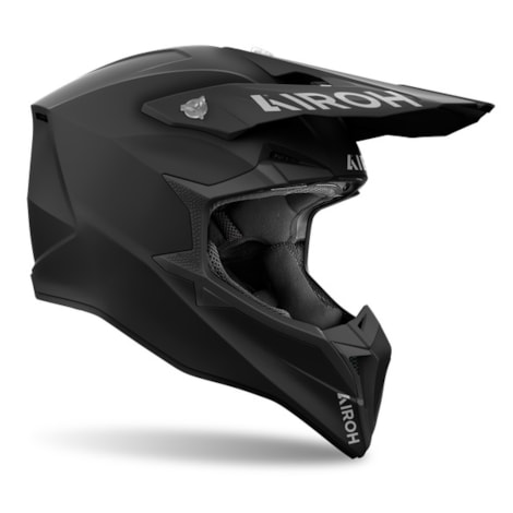 Segunda imagem do produto Capacete Airoh Wraap Color Preto Fosco