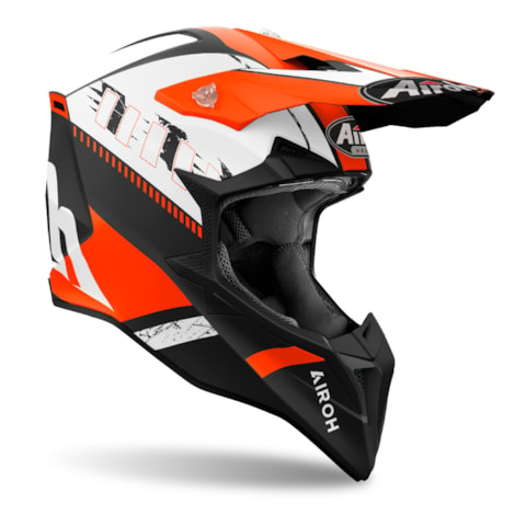 Segunda imagem do produto Capacete Airoh Wraap Feel Laranja Fosco