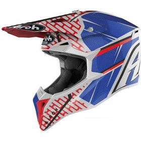 Capacete Airoh Wraap Idol Red/Blue Gloss