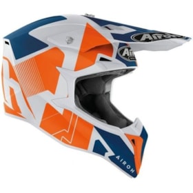 Capacete Airoh Wraap Raze Orange Matte