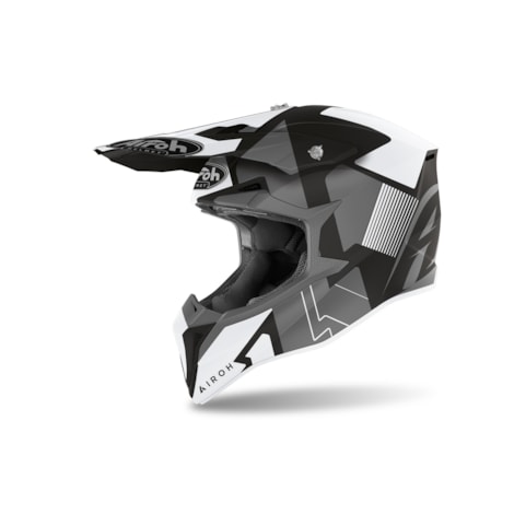 Capacete Airoh Wraap Raze Preto Fosco
