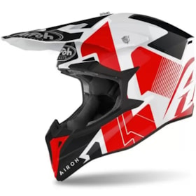 Capacete Airoh Wraap Raze Red Gloss