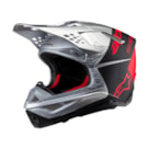 Capacete Alpinestars SM10 Flood - Laranja Prata Fosco Gloss