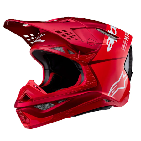 Capacete Alpinestars SM10 Flood Vermelho