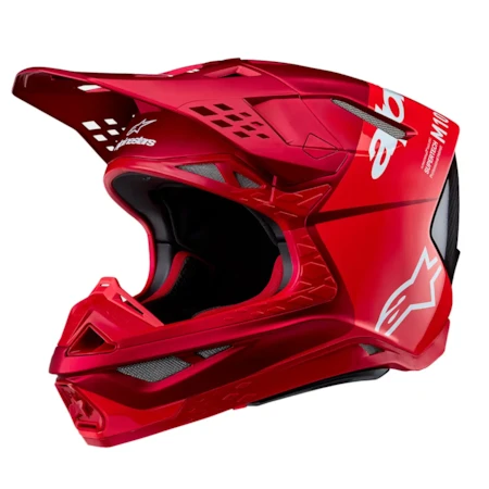Capacete Alpinestars SM10 Flood Vermelho