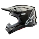 Capacete Alpinestars SM10 Solid Preto Carbono Gloss