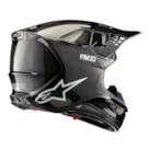 Capacete Alpinestars SM10 Solid Preto Carbono Gloss