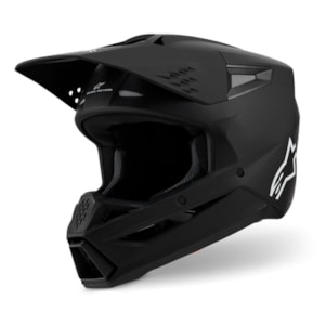 Segunda imagem do produto Capacete Alpinestars SM3 Solid Preto Fosco