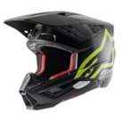 Capacete Alpinestars SM5 Compass - Preto Amarelo Flúor