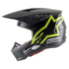 Capacete Alpinestars SM5 Compass - Preto Amarelo Flúor